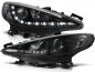 Preview: LED Tagfahrlicht Design Scheinwerfer für Peugeot 207 06-12 schwarz